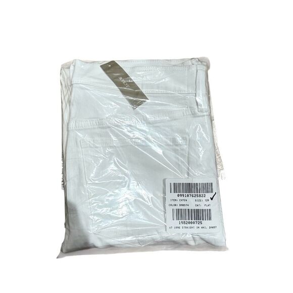NWT J CREW TALL Slim-straight jean in white - Picture 9 of 9
